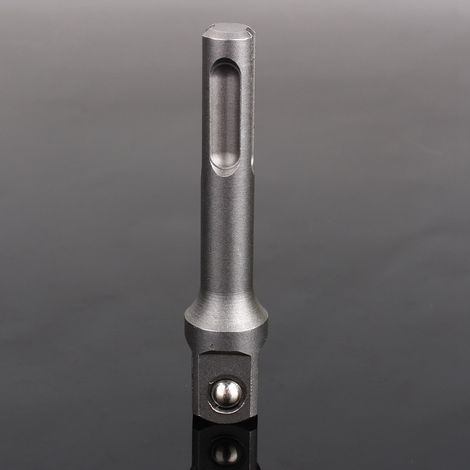 Ensemble de 3 forets à percussion SDS PLUS avec adaptateur et convertisseur de douilles 1/4", 3/8" et 1/2". (1/5)