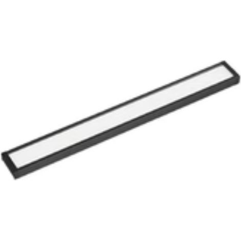 Profilé LED 12W 34cm Noir pour Rail Magnétique Extra Plat MM30 - Blanc Neutre - SILUMEN