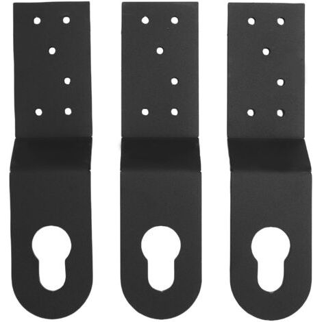 RHG Lot de 3 ancrages de toiture en acier allié haute résistance, avec clip de fixation pour harnais de sécurité, cordes de sécurité et autres équipements de protection antichute. (1/5)