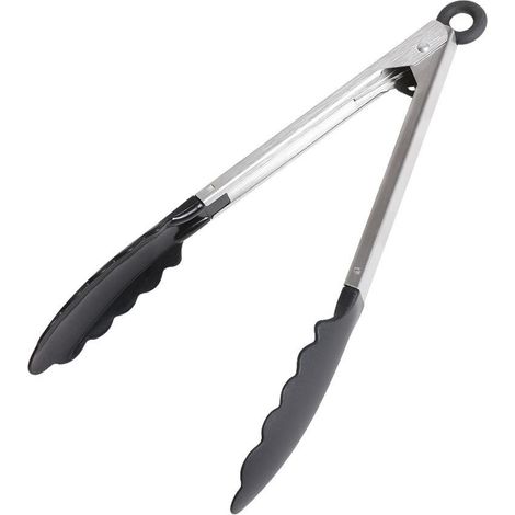 Anrichtezange 26 cm Servierzange Nudelzange Küchenzange Salatgreifer Grillzange (1/3)