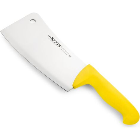 Macheta Arcos Colore - Prof 296700 in acciaio inox Nitrum e mango Ergonomico giallo Polipropilene e foglia 20 cm, e 4 mm di spessore in caso di caso (1/5)