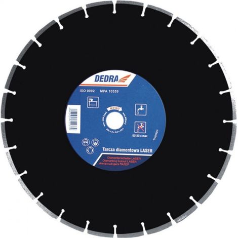 Disque diamant Dedra h1185 450 mm segments soudés laser