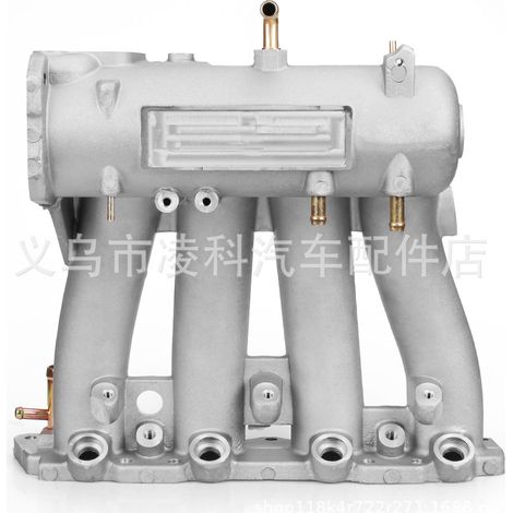 Car aftermarket intake manifold for Honda Civic 1988-2000 D series D16 D15 - Silver (1/4)