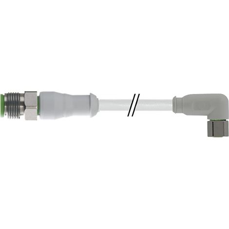 Connecteur industriel pré-câblé RS PRO 3 conducteurs , M8 Femelle vers Fiche mâle droite M8 Mâle, 2m ( Prix pour 1 )