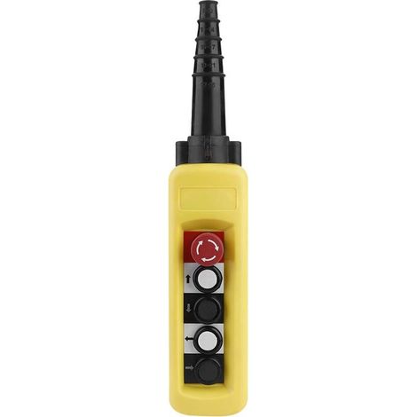 Interrupteur à bouton-poussoir pour palan à chaîne – 4 boutons – Tension 230V – Indice de protection IP65 – Environnement extérieur - XAC-A4713 (1/5)