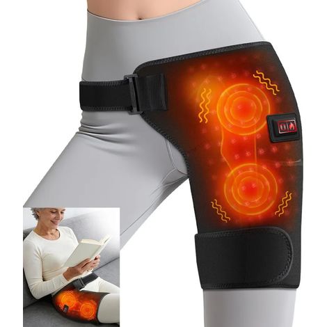 Masajeador de glúteos inalámbrico con luz roja y funciones de calor, diseñado específicamente para mujeres. (1/5)