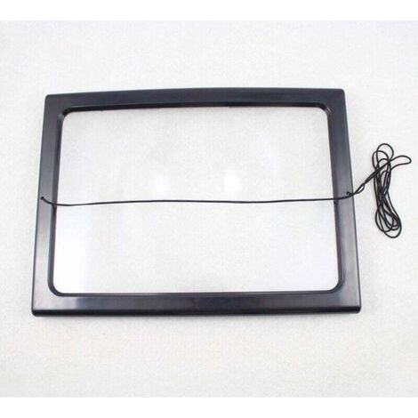 A4 Pleine Page Loupe de Lecture Loupe avec 4 LED Lampe Lentille de Grossissement 3X