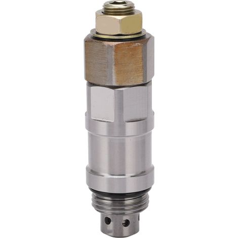Soupape de décharge en acier standard robuste et résistante pour excavatrice et engins de chantier (1/5)