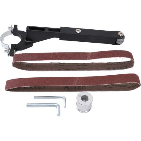 Belt sander adapter for angle grinder, polisher accessory model 100 (1/5)