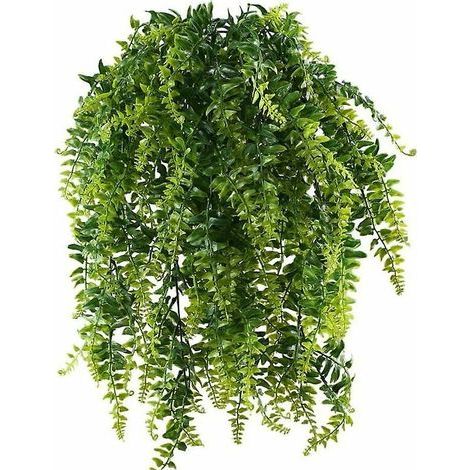 fougre Plantes Artificielles Plantes Suspendues Plantes Vertes Artificielles Plantes En Plastique Pour Balcon Extrieur En Pot Mariage Dcoration De (1/5)
