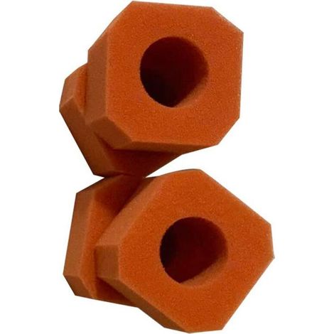 Lot de 4 filtres éponge réutilisables et lavables pour piscine, spa et jacuzzi / Accessoires pour piscines et spas V1 S1-AquaForge (1/5)