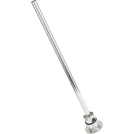 Tireuse à bière A Type Inox 304 Argent pour Fût Vin Robinet, Tube Extracteur Filetage Fin, Pas de Petit Diamètre (1/5)