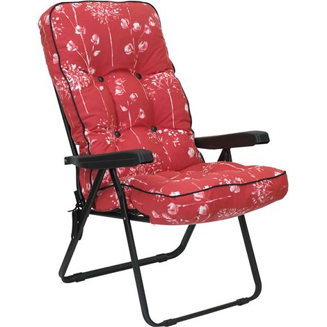 Deluxe Recliner Renaissance - L73 x W58 x H99 cm - Rouge