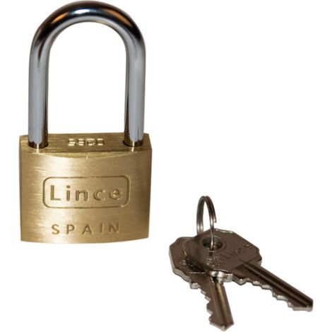 Candado LINCE arco largo - talla 40 mm