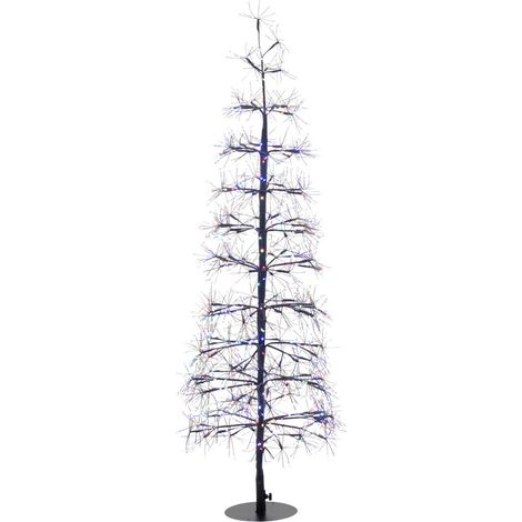 Sapin à LED en Métal "Grady" 120cm Multicolore (1/5)