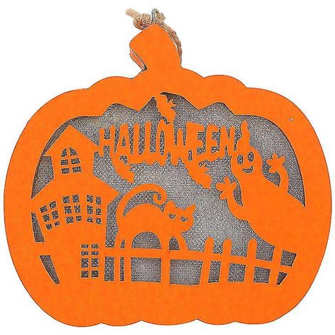 1 citrouille lumineuse décorative pour Halloween (1/3)