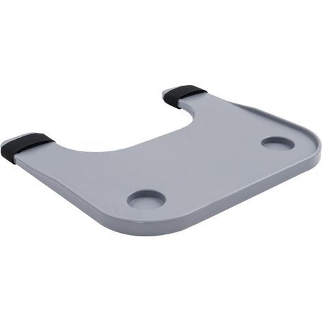 Plateau pour fauteuil roulant - Plateau amovible pour fauteuil roulant - Porte-gobelet universel - Plateau amovible en plastique ABS - Usage intérieur/extérieur (1/5)