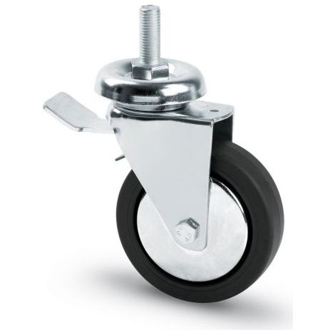 Avo RUOTA GIREVOLE PER MOBILI+FRENO art. 154 bis/b mm. 60-perno M10x30 8 PZ