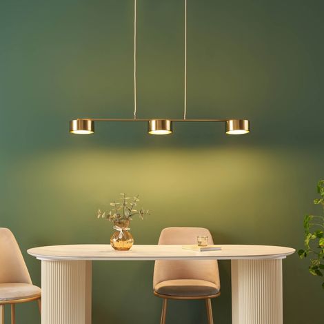 Suspension triple métal laiton 3 spots LED dimmable - Prins (1/5)