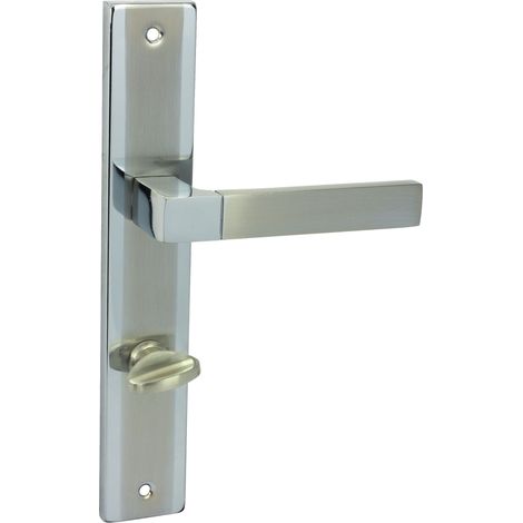 Türgriff 78 Drückergarnitur WC - Badezimmer SetTürdrückergarnitur REAL M6/M9 (1/5)