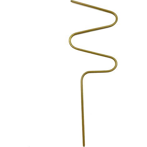 Support Pour Plantes Grimpantes - Treillis Métallique Doré pour Pot - Structure de Soutien Intérieure Extérieure - 1 Pièce (1/3)