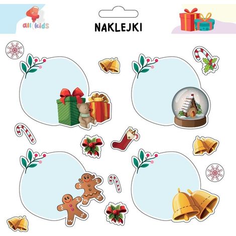 Pegatinas de regalo de Navidad 7