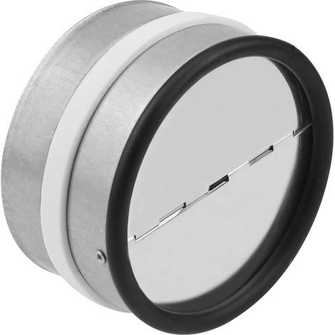 Non-Return Valve 100mm Stainless Steel with Rubber Seal for Indoor Ventilation Duct (1/5)
