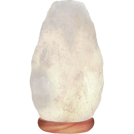 1 Lampe De Sel Himalaya 2-3 Kg Blanc Veilleuse Naturelle Pour Salon (1/5)