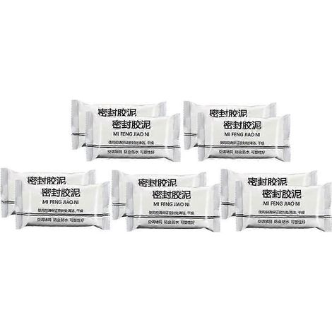 Lot de 10 mastics d'étanchéité Super Diamond Mud Seal, nouveau type de mastic blanc pour joints d'étanchéité étanches et réparation de conduits. (1/5)