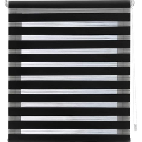 Blindecor Indus Sensa attrezzi  Tenda a rullo a doppio strato senza perforazione  Colore Nero 42 x 180 cm (Larghezza x Altezza)  Dimensioni del tessuto 39 x 175 cm (1/5)