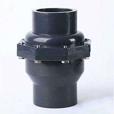 Soupape vidange clapet anti refoulement clapet anti retour eau pvc diamètre intérieur 50mm，DN40 (Diamètre Intérieur 50mm)