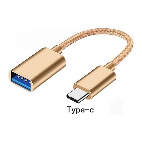 Câble adaptateur OTG 2 en 1 Type-C pour Samsung S10, Xiaomi Mi 9, Android, MacBook, souris, manette, tablette, PC - Convertisseur USB OTG 1 (1/5)