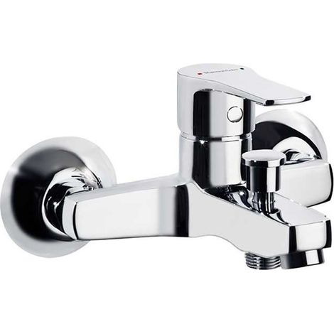 Mitigeur bain-douche mural Chromé TITANIUM NF avec inverseur (1/2)
