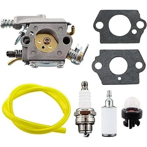 Carburateur compatible Husqvarna 225 227 232 235 240 – Remplace Walbro WT-964 WT-548 – Contenu: 1 carburateur, 2 joints, filtre à carburant (1/4)