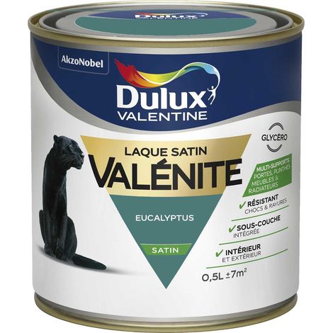 Peinture Laque Valénite Satin Eucalyptus 0,5 L - Dulux Valentine