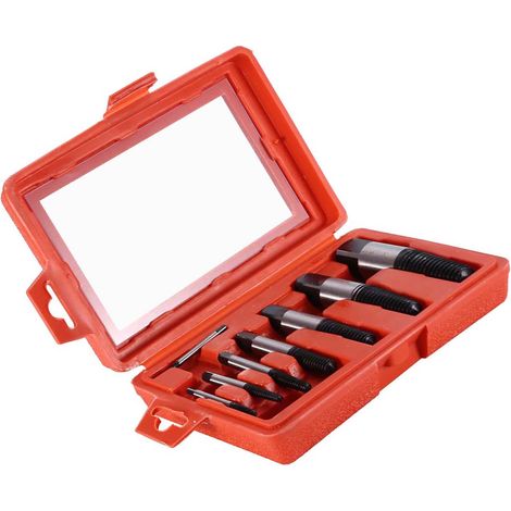 Kit de 8 extracteurs de vis et boulons cassés et endommagés pour tuyaux d'eau. (1/5)
