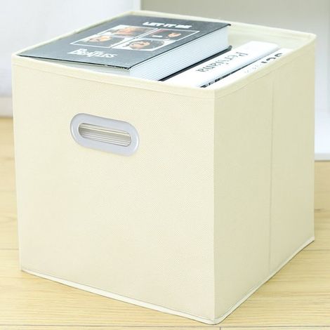Sac de rangement pour vêtements de haute qualité - 36 L - Lot de 3 - Beige - Organisateur de couette - Espace de rangement - Rangement saisonnier - Poches gain de place - Rangement pour couette (1/2)