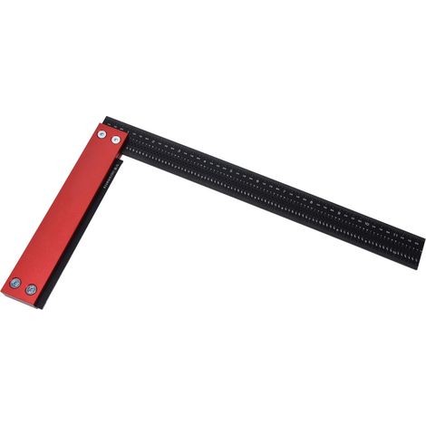 Équerre de menuisier 12 pouces, outil de mesure d'angle droit précis pour menuiserie et bricolage (1/5)