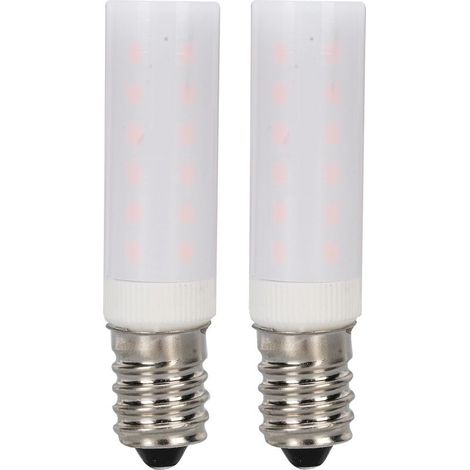 Ampoules LED E14 2W Effet Flamme Vacillante, 2 PCS, Matière PC, Lumière Chaude, 200LM, pour Décorations Intérieur/Extérieur Fêtes Jardin Patio (1/4)