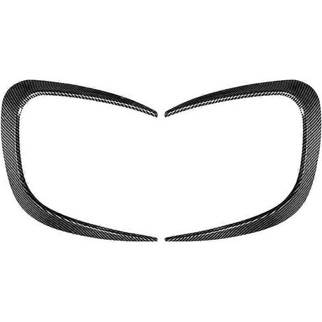 Frontstoßstangengrill-Zierleiste für Mini Cooper JCW F55 F56 F57 2014-2021, Spoilerstangenabdeckung, Zierleistenverlängerung aus Kohlefaser. (1/5)