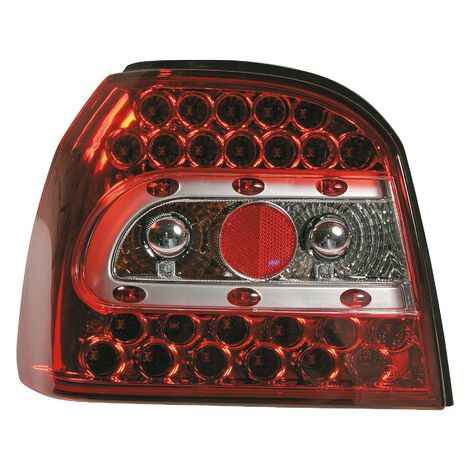 Coppia fanali posteriori LED - compatibile per  VW Golf III (8/91-8/97) - Rosso