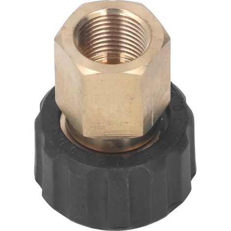Hochdruckreiniger-Adapter, 5000 PSI Pistolen-Schlauchanschluss, Ersatzteile, G3/8 auf M22 15 mm Innengewinde (1/5)
