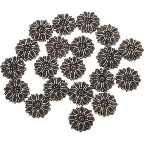 INOOMP Lot de 20 plaques arrière en alliage zinc à bordure (1/5)