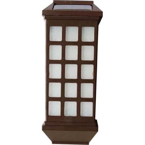 Lumière Solaire Exterieur Murale Applique Solaire Style Fenêtre Allongée (1/5)