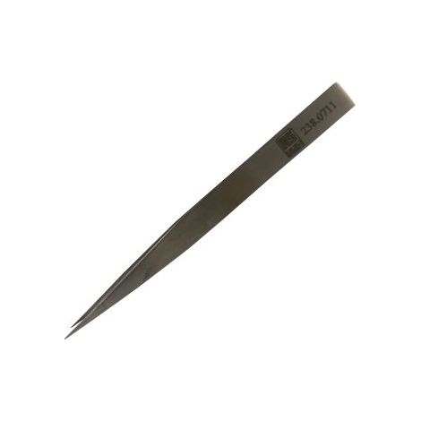 Brucelles de précision RS PRO AASA pointe fine en acier austénitique à faible de teneur en carbone, L. 130 mm ( Prix pour 1 )