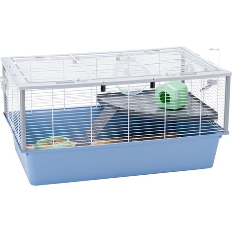 Ferplast CRICETI 15  Cage pour rongeurs FERPLAST CRICETI 80 : adaptée aux hamsters, design italien, accessoires inclus. Variante CRICETI 80 - Misure: 78 x 48 x h 39 cm - (1/5)