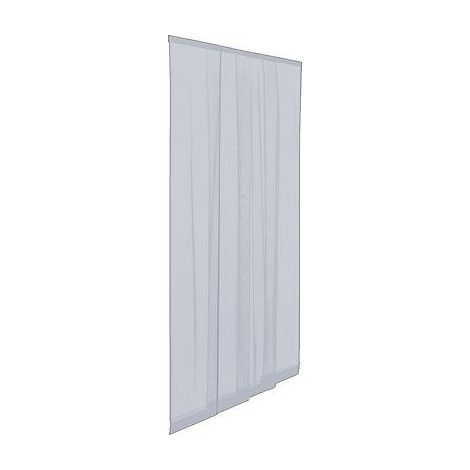 ZANZARIERA PORTA ECCO STRIP A STRISCE IRS POLIESTERE GRIGIO CM 140 H.CM 250