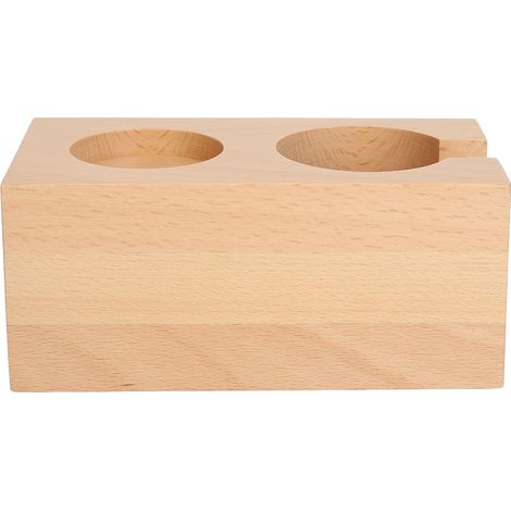 Base dosatrice per caffè, stazione dosatrice per caffè, precisa, facile da pulire, stabile, realizzata in legno di faggio, portatile per uso domestico. (1/5)