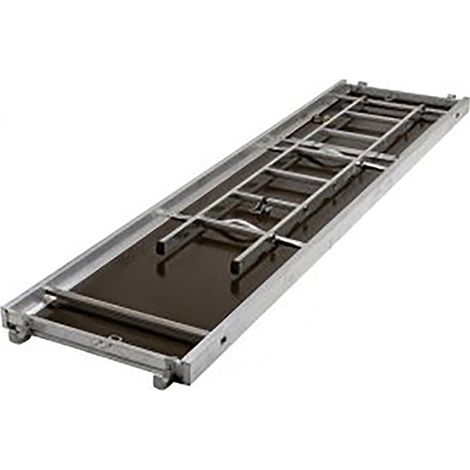 Gerüstboden Alu/Holz 3.00x0.73m - Falltür und Zugangstreppe - 4010347