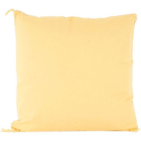 Coussin décoratif avec frange BORNEO, 50 x 30 cm, jaune